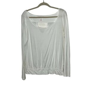 Lucy White Top Sz Med